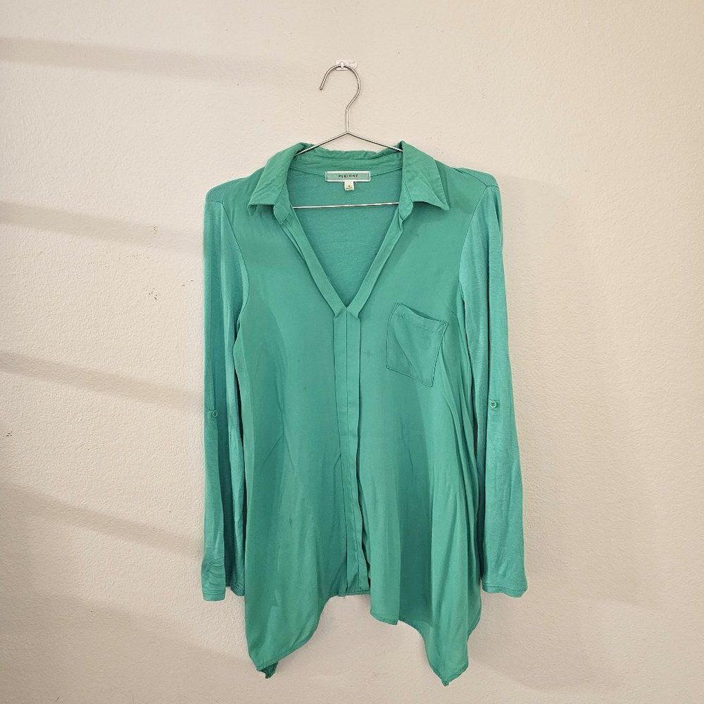 Pleione Emerald Blouse Sz S